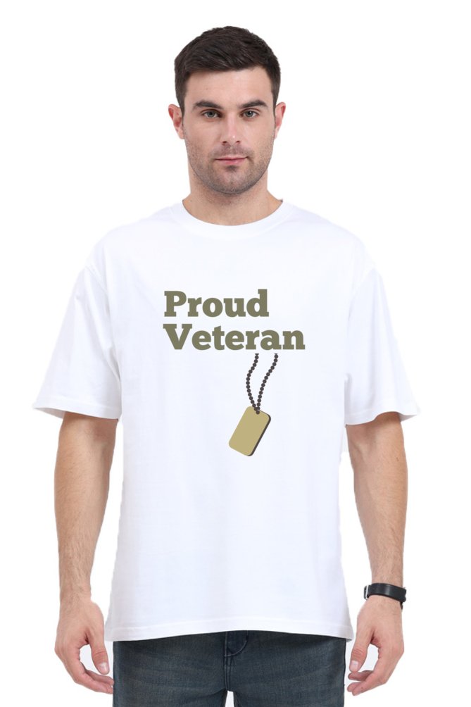 Proud Veteran oversize T Shirt - Armor X